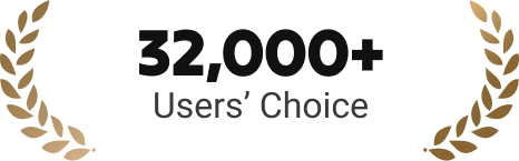 13,000+ Users' Choice